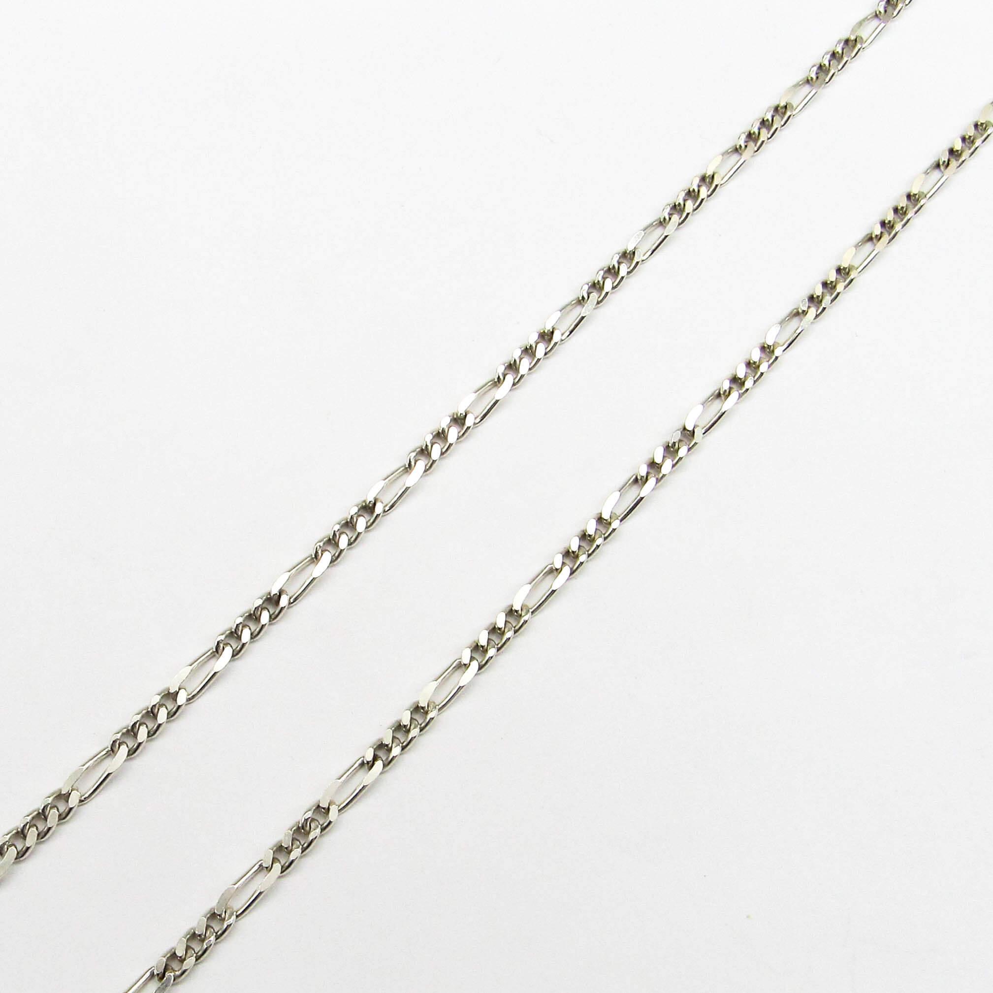 CADENA FIGARO 100x60CM /PLATA